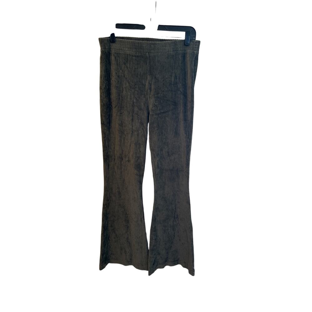 Women’s Aerie Ribbed Flared Leggings. Size Large Tall